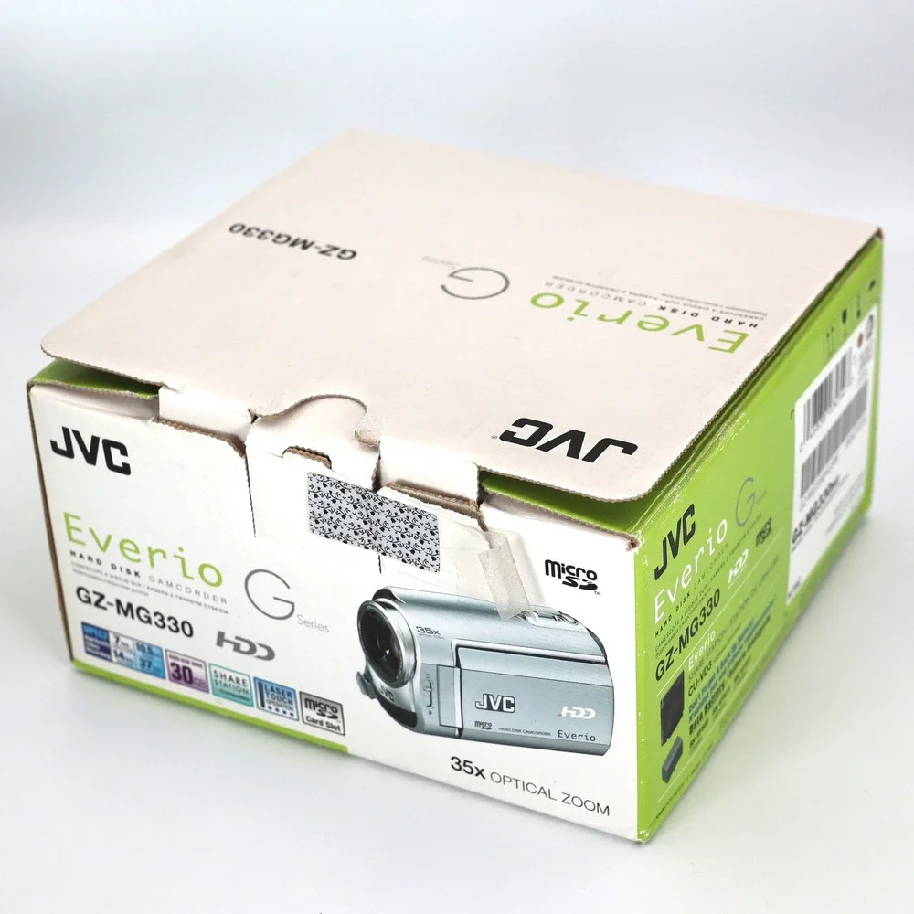 JVC Everio GZ-MG330HU Camcorder Silver 30GB HDD 35x Zoom Recording